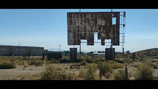 Yerington Nevada abandoned Sage Crest DriveIn movie theater part 1 of 2 [upl. by Ainel]