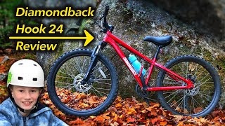 BEST 24” MOUNTAIN BIKE your kid will ever need Diamondback Hook 24 6 month review [upl. by Herv]