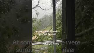 Asheville North Carolina flooding ncflooding ashevillenorthcarolina [upl. by Annawad]