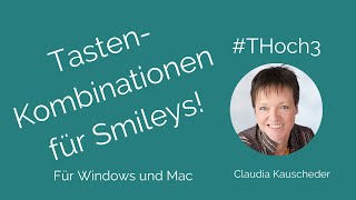 Tastaturkürzel windows 10 und Mac für Emojis und Smileys [upl. by Annoel794]