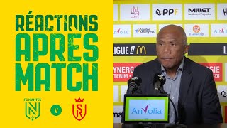 FC Nantes  Stade de Reims  la réaction dAntoine Kombouaré [upl. by Gass]