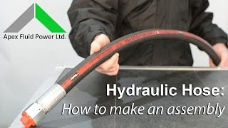 Hydraulic Hose  How To Make an Assembly [upl. by Rehm]