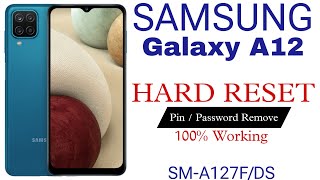 Samsung Galaxy A12 Hard Reset  How To Hard Reset Samsung Galaxy A12  SMA127FDS [upl. by Llenrahs443]