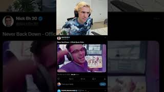 xQc reacts to Nick Eh 30 Music Video 💀 [upl. by Adnohr]