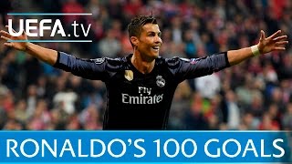 Cristiano Ronaldo  Watch all of his 100 European goals [upl. by Larrad189]