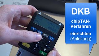 DKB chipTAN einrichten  Anleitung [upl. by Elle]