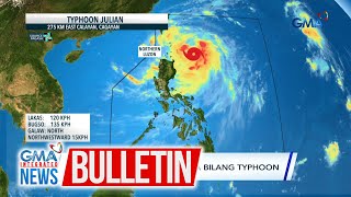 Bagyong Julian lumakas pa bilang typhoon  GMA Integrated News Bulletin [upl. by Aihsenat]