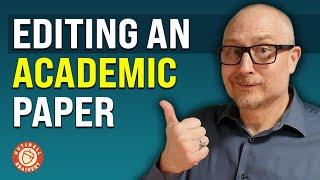 How to Edit an Academic Paper [upl. by Annailuj]