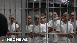 Rare look inside El Salvadors mega prison [upl. by Salahcin441]