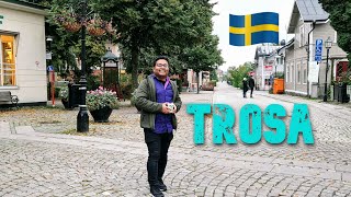 Colorful Trosa City Sweden  4K Ultra HD [upl. by Farl]