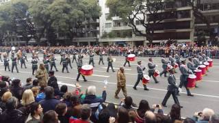 Presentación de la banda de guerra de bolivia en buenos aires argentina en sus 200 años [upl. by Prior]