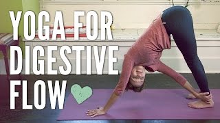 Yoga For Digestion Flow [upl. by Amarette904]