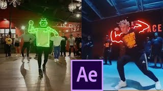 Glowing Lines Effect  Blottermedia Dance Effects After Effects Tutorial [upl. by Fleur277]