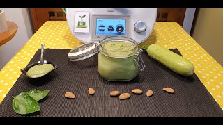 Pesto di zucchine mandorle e basilico per bimby TM6 TM5 TM31 [upl. by Honeywell]