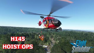 HPG H145 Action Pack Expansion Hoist Rescue Preview  MSFS 2020 [upl. by Goldy]