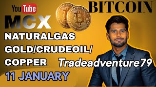 Live trading mcx  11 January  crude oil amp natural gas  commodity trading live mcxlive bitcoin [upl. by Pendergast852]