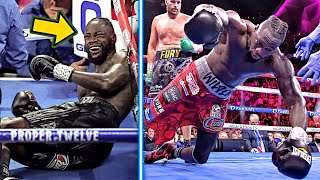 Deontay Wilder ALL Losses All knockdowns and moments when Wilder got Dropped Highlights Hd Boxing [upl. by Oigroig]