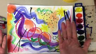 Kandinsky Art Activity Painting Music [upl. by Blithe]