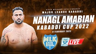 Nangal Ambian  Major League Kabaddi Cup 6 Feb 2022 [upl. by Adnalue822]