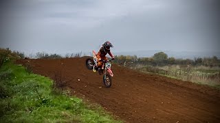 My brother did the biggest nose dive ever 😅😅 Weedon motocross track Sunday funday [upl. by Lienaj879]