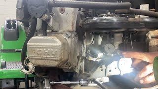 How To Set the Governor on a Vtwin Briggs Stratton John Deere Engine 22hp [upl. by Gertrudis]