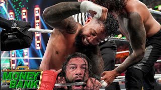 Roman Reigns amp Solo Sikoa Vs The Usos Full Match WWE Money in the Bank 2023 Highlights [upl. by Widera]