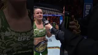 Valentina Shevchenko speaks 4 languages [upl. by Hallam741]