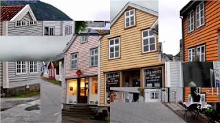 Laerdal historic wood village  Norway HD1080p [upl. by Varhol]