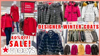 🧥MACYS SALE DESIGNER WINTER COATS 2540OFF‼️ MACYS LADY WINTER COATS♥︎SHOP WITH ME♥︎ [upl. by Enoch]