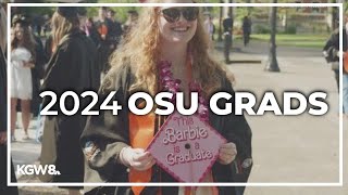 Oregon State University celebrates largest graduation [upl. by Ennairej481]