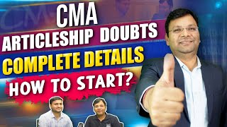 CMA Articleship Doubts  Complete Details  How to Start [upl. by Imak]