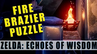 How to light the fire for the brazier puzzle in Lanayru Temple The Legend of Zelda Echoes of Wisdom [upl. by Verge861]