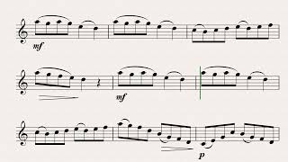 Lancelot Jacques  20 Études Faciles for clarinet nº14 [upl. by Etsirhc]