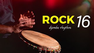 Learn a Rock Rhythm for Djembe Rock 16 [upl. by Oiratnom]