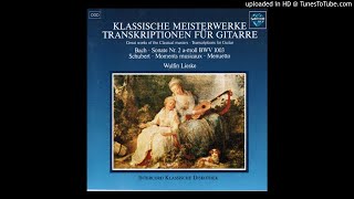 Wulfin Lieske Guitar  Schubert Moments musicaux No2 op 94 D780 rec1985 [upl. by Attenej]