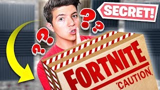 Unboxing A Secret Fortnite Package from Epic Games [upl. by Yelena]